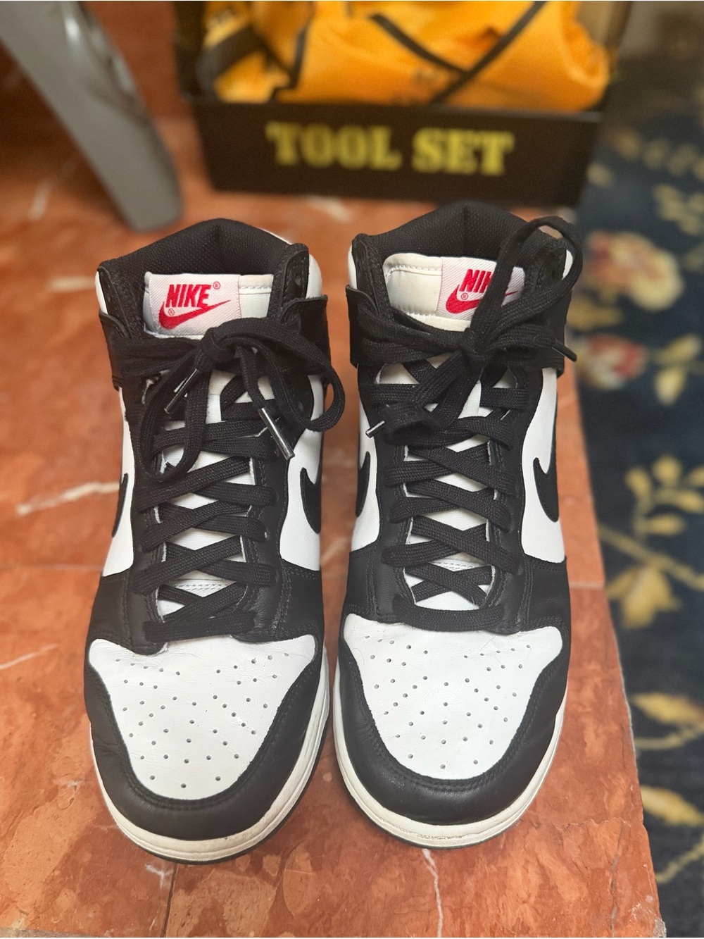 Nike Women’s Black & White High-Top Sneakers
